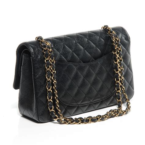 chanel caviar handbag medium interior|CHANEL Caviar Quilted Medium Double Flap Black.